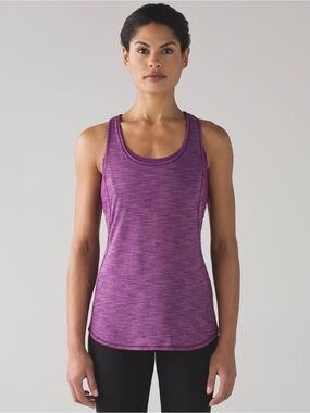 lululemon athletica Purple Space-Dye Racerback Tank